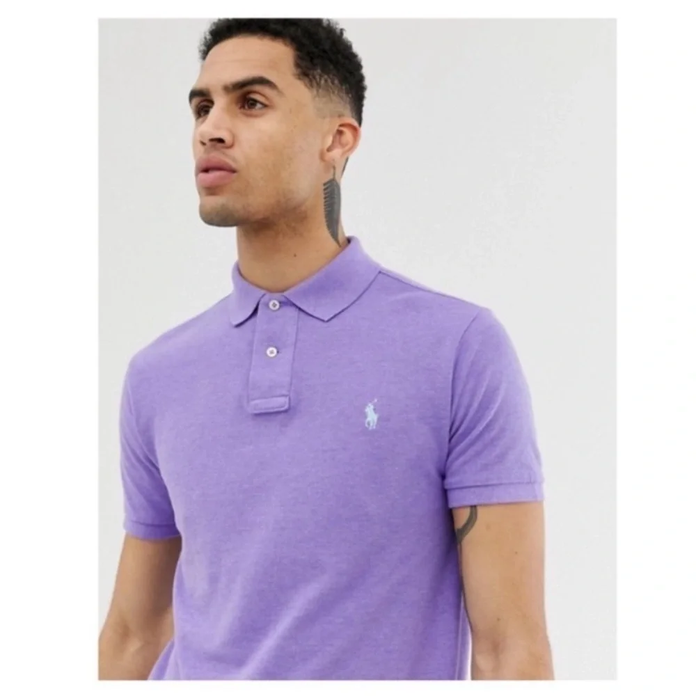 POLO Ralph Lauren Classic Fit Polo Shirt In Purple Size M